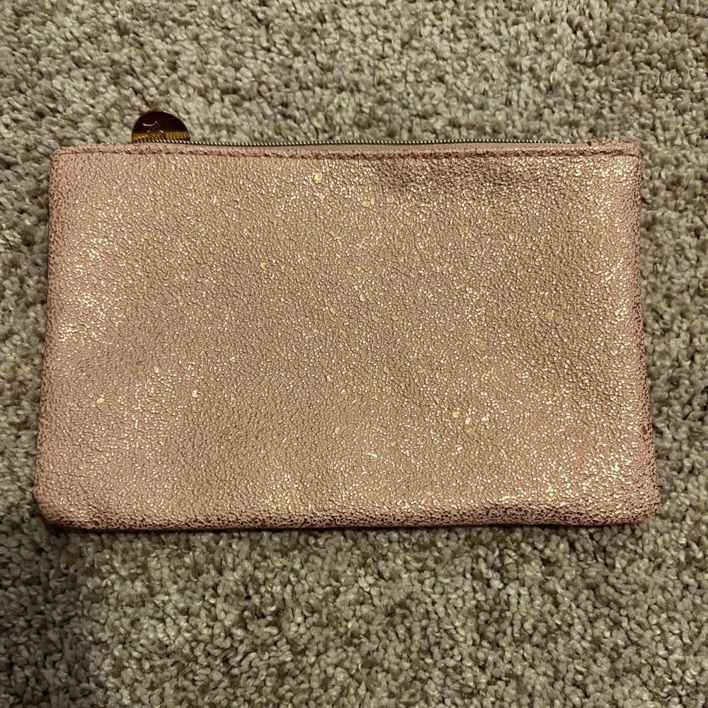 Gently Used IPSY Cosmetic Bag!! Subtle Pink Glitter Design